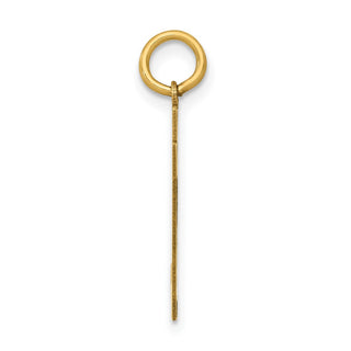 14k Yellow Gold Medium Polished Number 97 Charm LM97