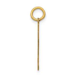 14k Yellow Gold Medium Polished Number 97 Charm LM97