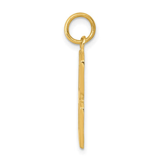 14k Yellow Gold Casted Large Polished Number 8 Charm