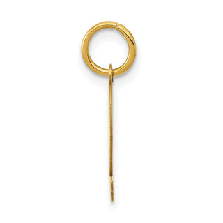 14k Yellow Gold Small Polished Number 2 Charm