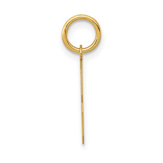 14k Yellow Gold Small Polished Number 3 Charm