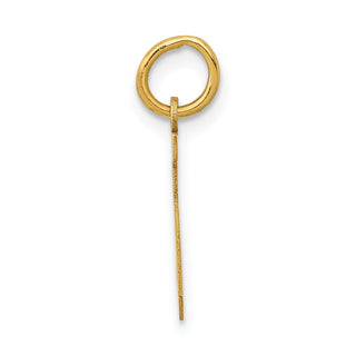 14k Yellow Gold Small Polished Number 5 Charm