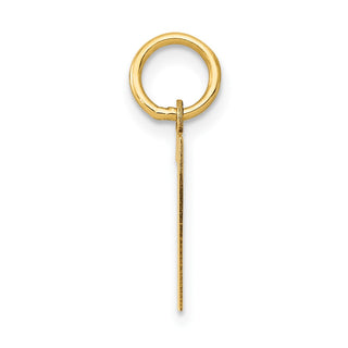 14k Yellow Gold Small Polished Number 7 Charm