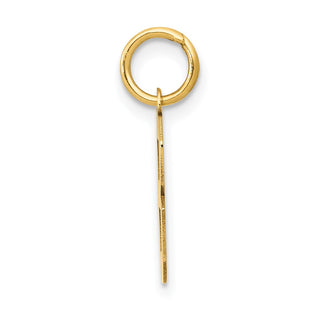 14k Yellow Gold Small Polished Number 8 Charm
