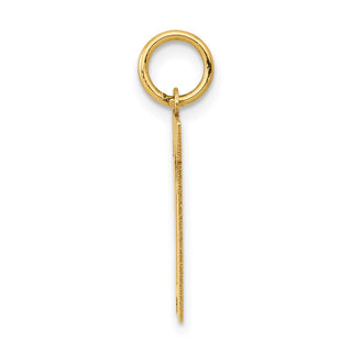 14k Yellow Gold Small Polished Number 11 Charm LS11