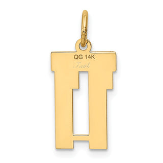 14k Yellow Gold Small Polished Number 11 Charm LS11