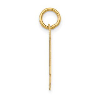 14k Yellow Gold Small Polished Number 14 Charm LS14