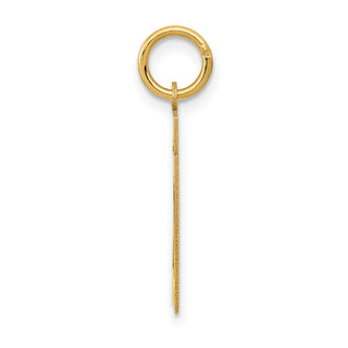 14k Yellow Gold Small Polished Number 21 Charm LS21