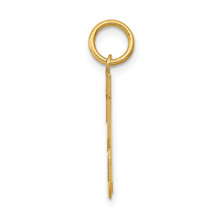 14k Yellow Gold Small Polished Number 23 Charm LS23