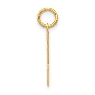 14k Yellow Gold Small Polished Number 33 Charm LS33