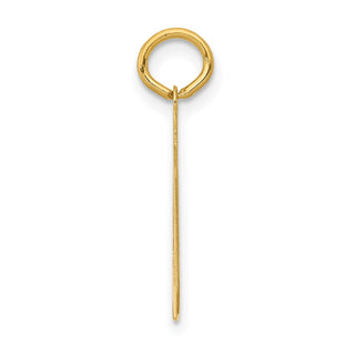 14k Yellow Gold Small Polished Number 39 Charm LS39
