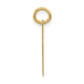 14k Yellow Gold Small Polished Number 47 Charm LS47