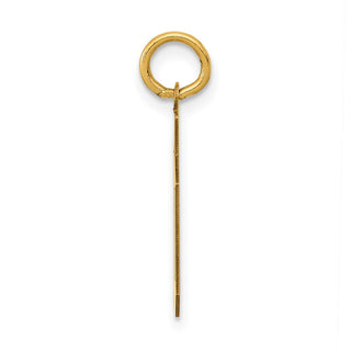 14k Yellow Gold Small Polished Number 50 Charm LS50