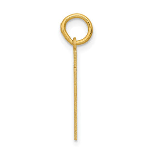 14k Yellow Gold Small Polished Number 51 Charm LS51