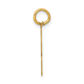 14k Yellow Gold Small Polished Number 53 Charm LS53