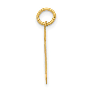 14k Yellow Gold Small Polished Number 60 Charm LS60