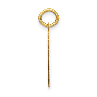 14k Yellow Gold Small Polished Number 74 Charm LS74