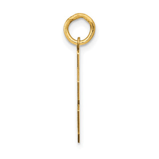 14k Yellow Gold Small Polished Number 78 Charm LS78
