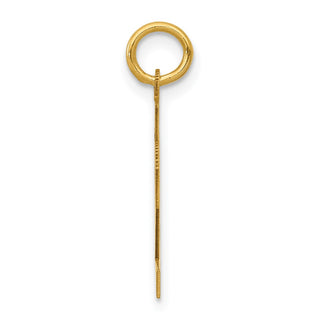 14k Yellow Gold Small Polished Number 92 Charm LS92