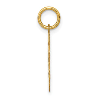 14k Yellow Gold Small Polished Number 96 Charm LS96