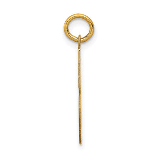14k Yellow Gold Medium Satin Number 56 Charm