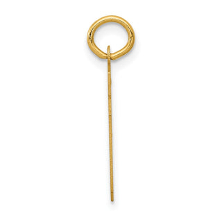 14k Yellow Gold Small Satin Number 39 Charm