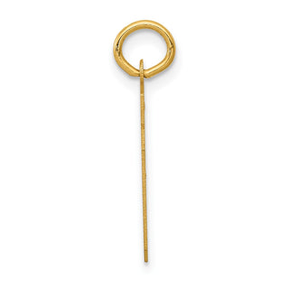 14k Yellow Gold Small Satin Number 39 Charm