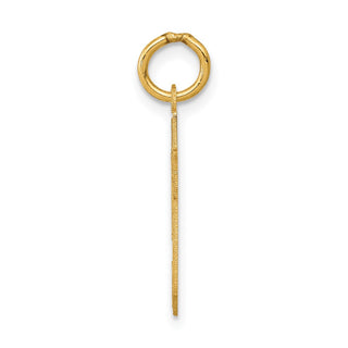 14k Yellow Gold Small Satin Number 59 Charm