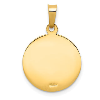 14k Yellow Gold Saint Anthony Medal Pendant M1492