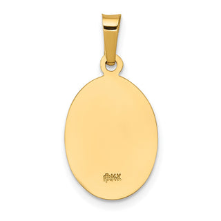 14k Yellow Gold Saint Joseph Medal Pendant M1501