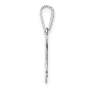 14k White Gold Chai Pendant M1597W