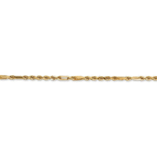 24" 14k Yellow Gold 2.25mm Diamond-cut Milano Rope Chain Necklace