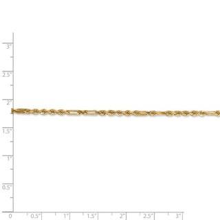 24" 14k Yellow Gold 2.5mm Diamond-cut Milano Rope Chain Necklace