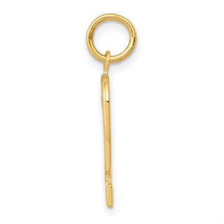 14k Yellow Gold Casted Medium Polished Number 2 Charm
