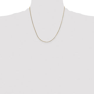 20" 14K Yellow Gold 20 inch .5mm Octagonal Snake with Lobster Clasp Chain
