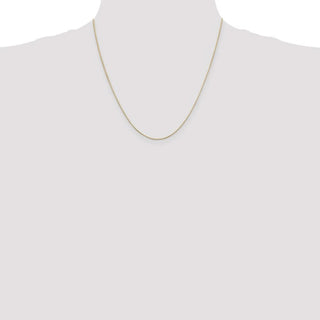20" 14K Yellow Gold 20 inch .6mm Octagonal Snake with Lobster Clasp Chain