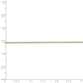 18" 14k Yellow Gold 1.2mm Octagonal Snake Chain Necklace