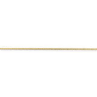 20" 14k Yellow Gold 1.4mm Octagonal Snake Chain Necklace