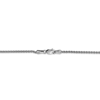 24" 14k White Gold 1.65mm Spiga Chain Necklace