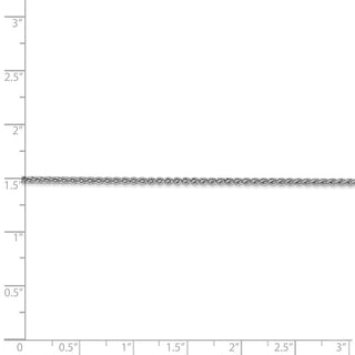24" 14k White Gold 1.65mm Spiga Chain Necklace