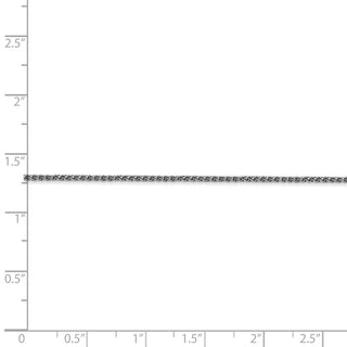 30" 14k White Gold 1.2mm Diamond-cut Spiga Chain Necklace