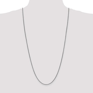 30" 14k White Gold 1.4mm Diamond-cut Spiga Chain Necklace