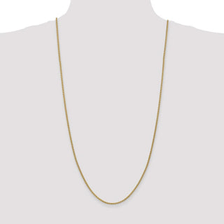 30" 14k Yellow Gold 2mm Spiga Chain Necklace
