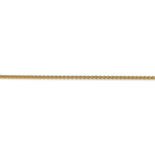 30" 14k Yellow Gold 1.65mm Spiga Chain Necklace