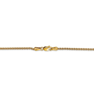 30" 14k Yellow Gold 1.65mm Spiga Chain Necklace