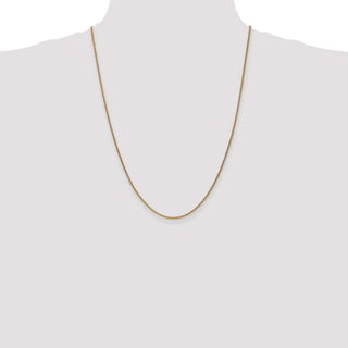 24" 14k Yellow Gold 1.65mm Spiga Chain Necklace