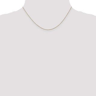 16" 14K Yellow Gold 16 inch .75mm Cable with Spring Ring Clasp Pendant Chain
