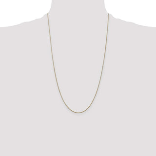 26" 14K Yellow Gold 26 inch .85mmDiamond-cut Spiga with Lobster Clasp Chain
