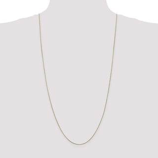 30" 14K Yellow Gold 30 inch .85mm Diamond-cut Spiga with Lobster Clasp Chain