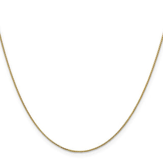 24" 14K Yellow Gold 24 inch .85mm Diamond-cut Spiga with Spring Ring Clasp Chain